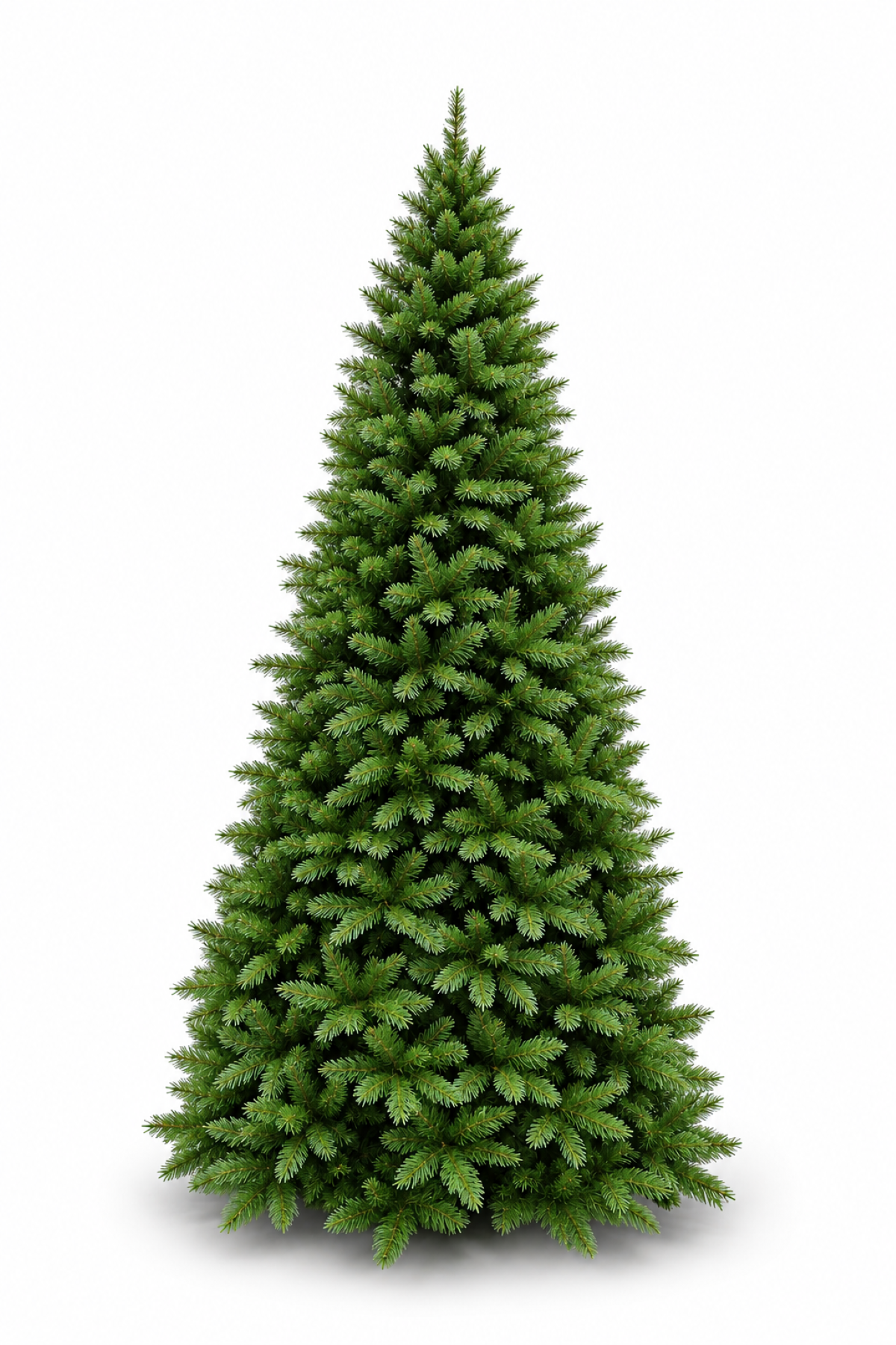 10ft Slim Vienna Spruce Christmas Tree Hinged Green 3.06m