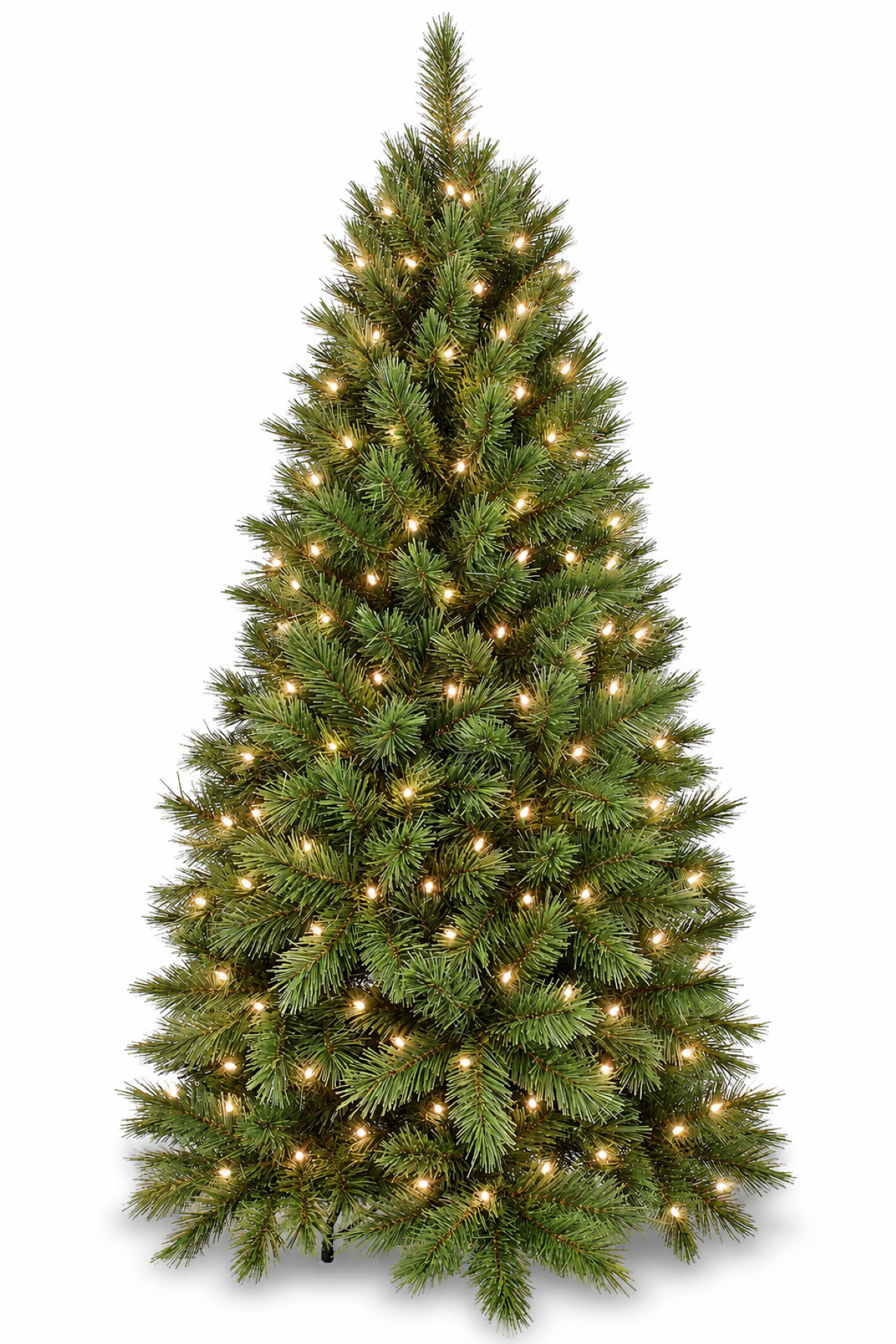 5ft Slim Vienna Spruce Christmas Tree Pre Lit Hinged 1.52m with 260 LED's