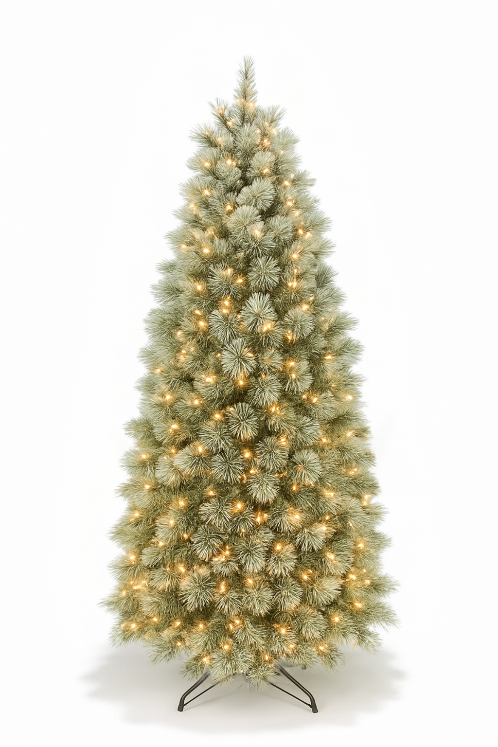 7ft Slim Mountain Cashmere Hinged 2.13m with 460 LED's - Artificial Xmas Tree