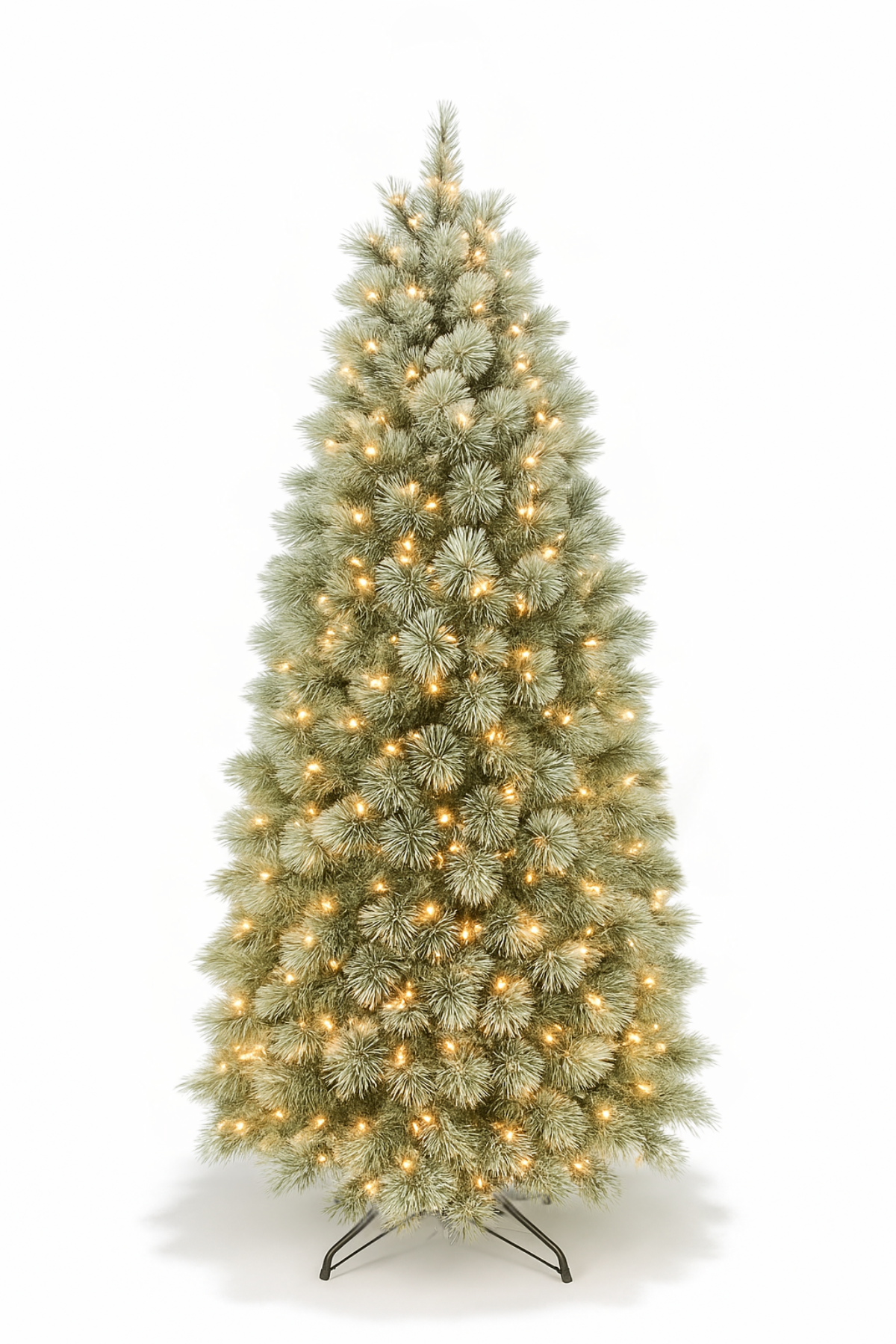 7ft Slim Mountain Cashmere Hinged 2.13m with 460 LED's - Artificial Xmas Tree