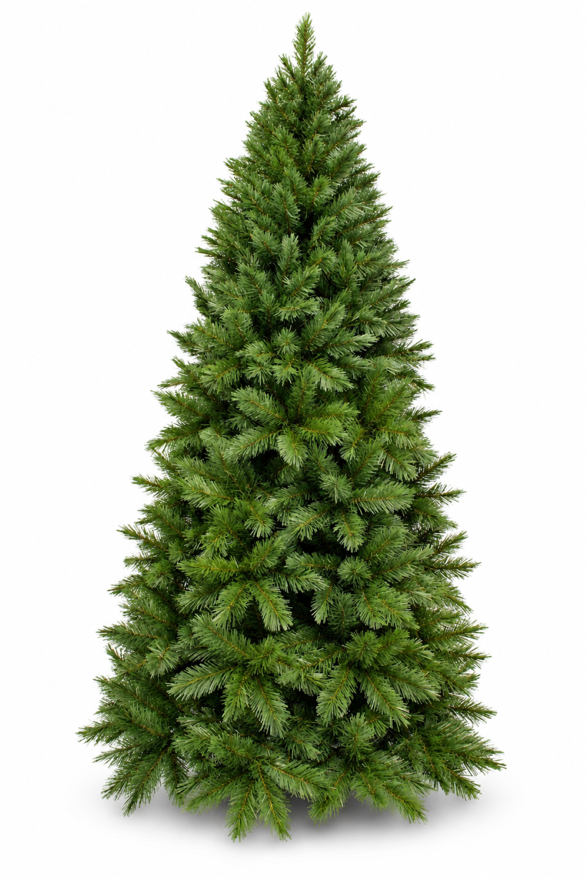 7ft Slim Vienna Spruce Christmas Tree Hinged Green 2.13m