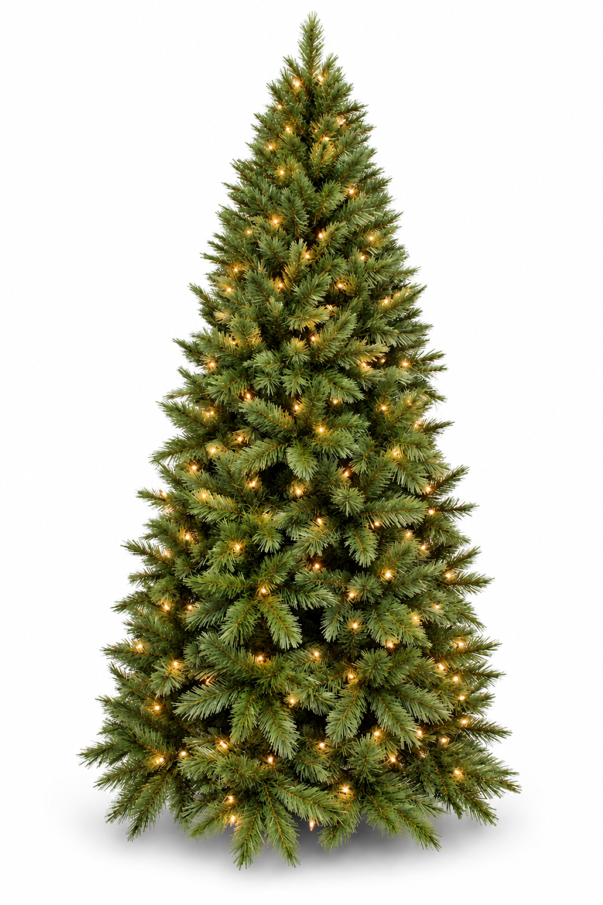 7ft Slim Vienna Spruce Christmas Tree Pre Lit Hinged 2.13m with 460 LED's
