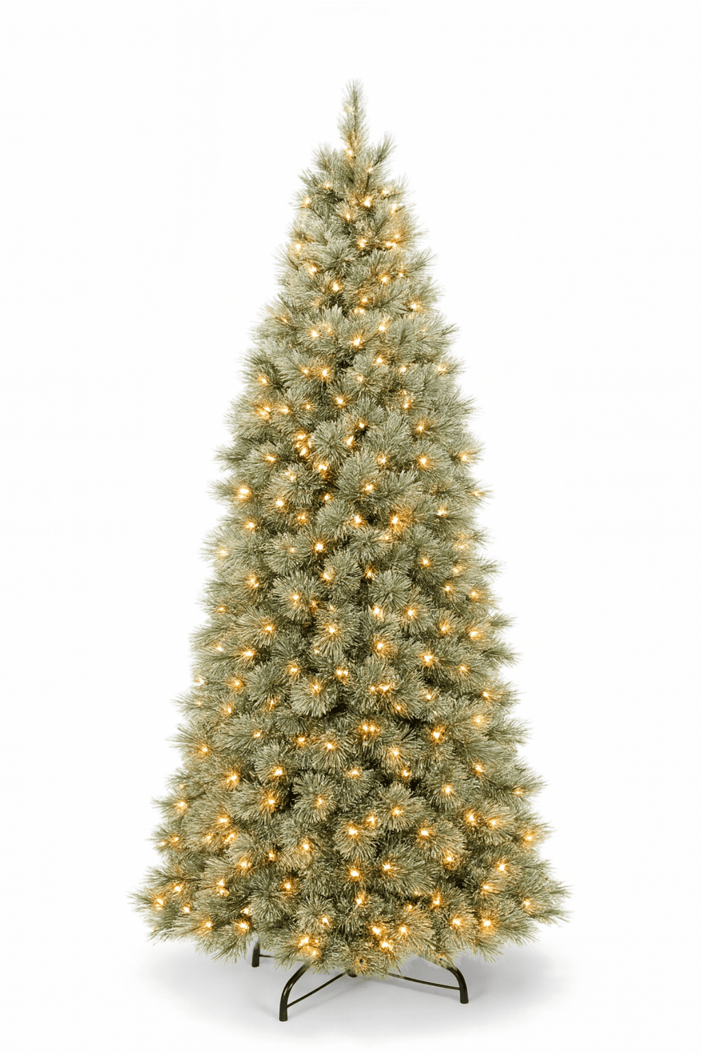 9ft Slim Mountain Cashmere Hinged 2.74m with 720 LED's - Artificial Xmas Tree