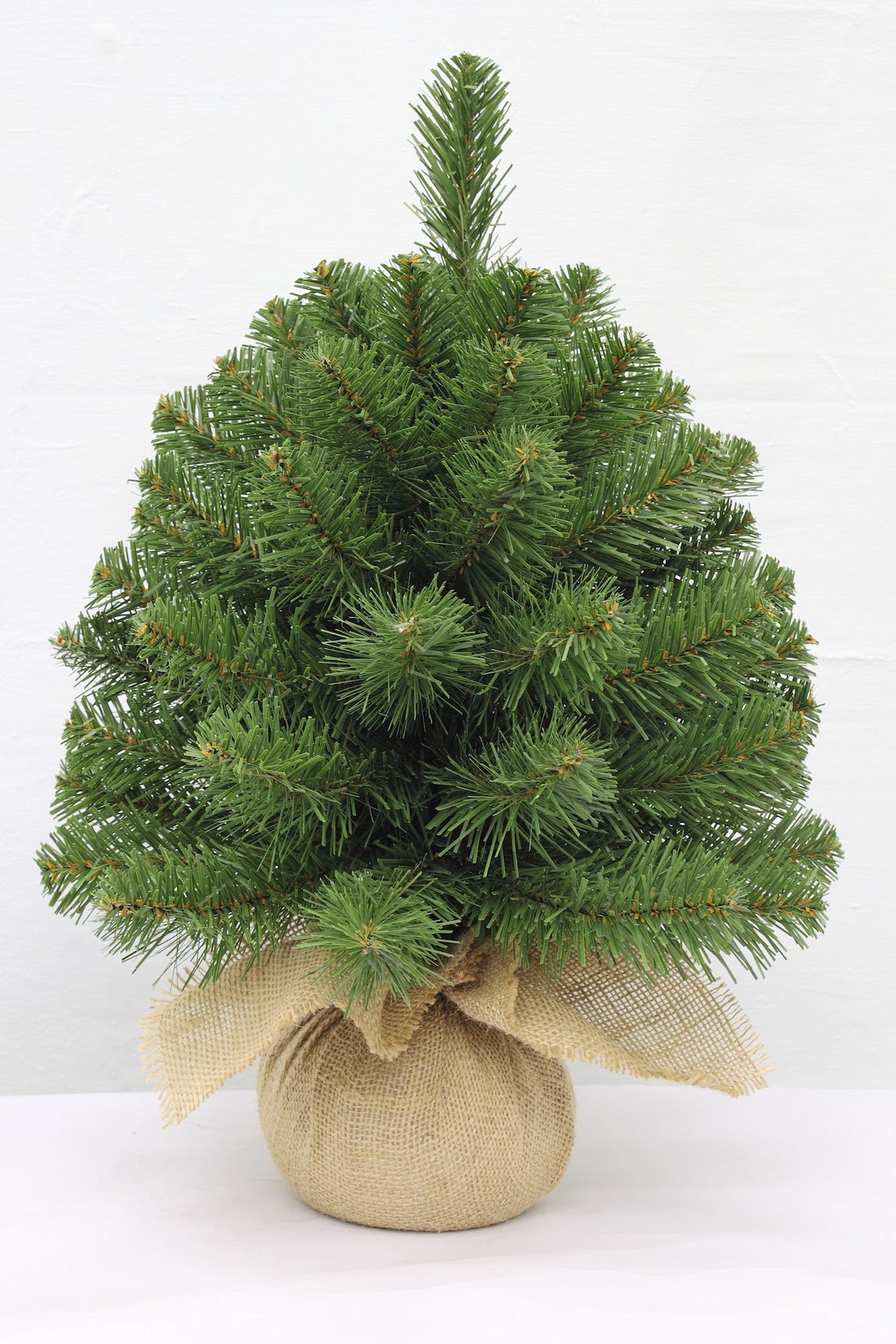 1.5ft Alpine Spruce Christmas Tree in Burlap covered base 46cm - Artificial Xmas Tree