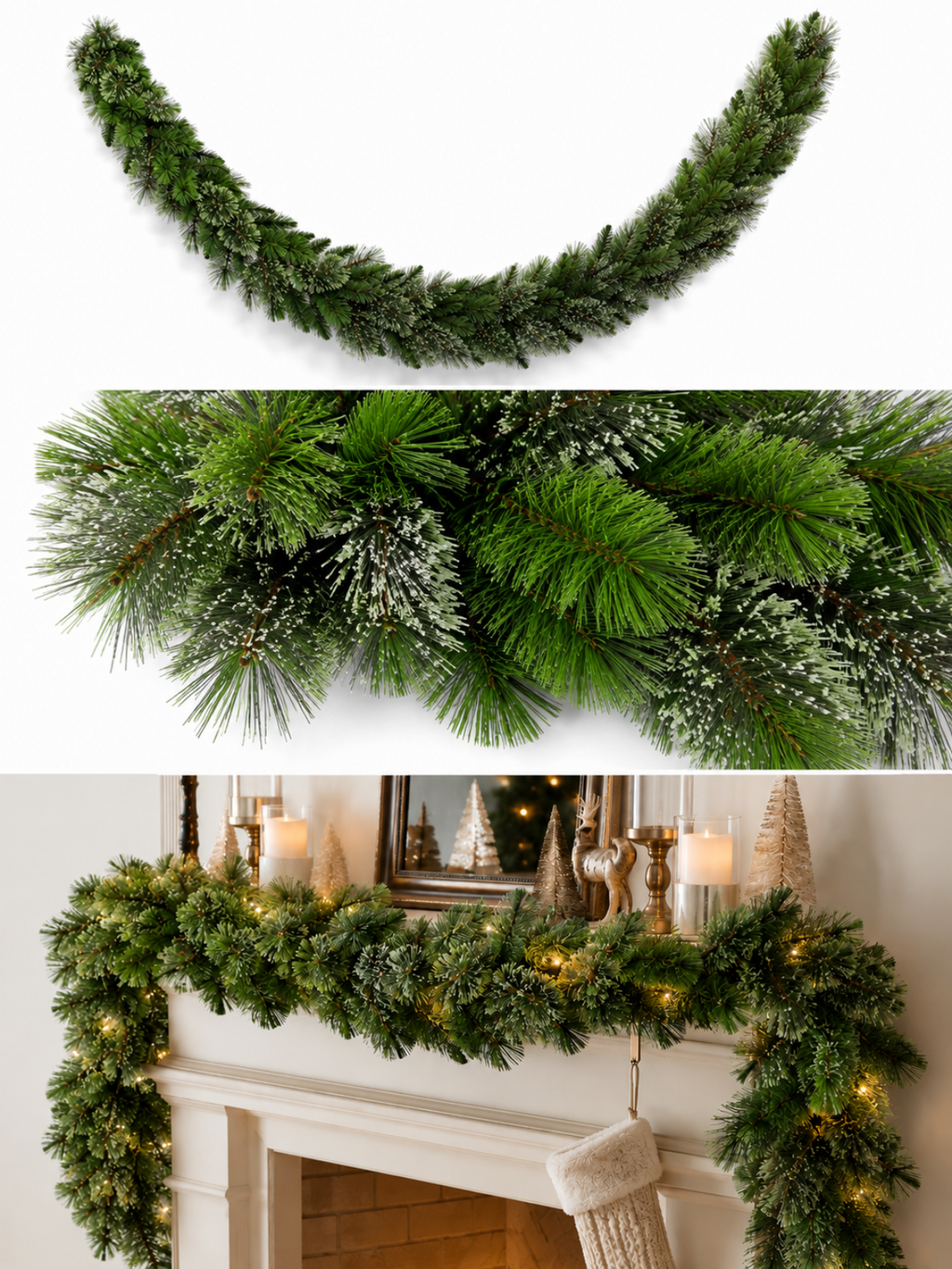 9ft American Cashmere Garland 2.74m