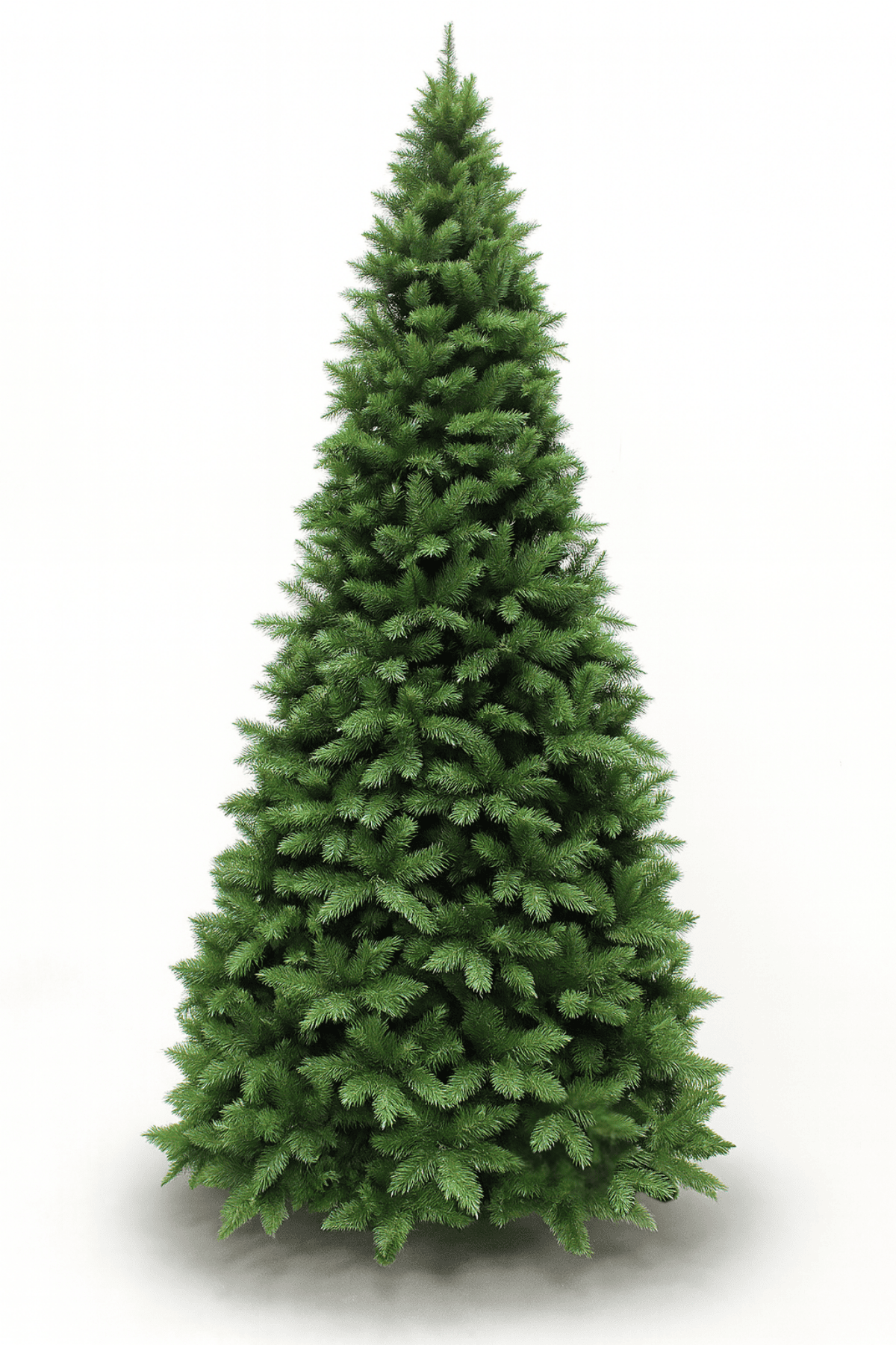 12ft Slim Vienna Spruce Christmas Tree Hinged Green 3.66m - Artificial Xmas Tree