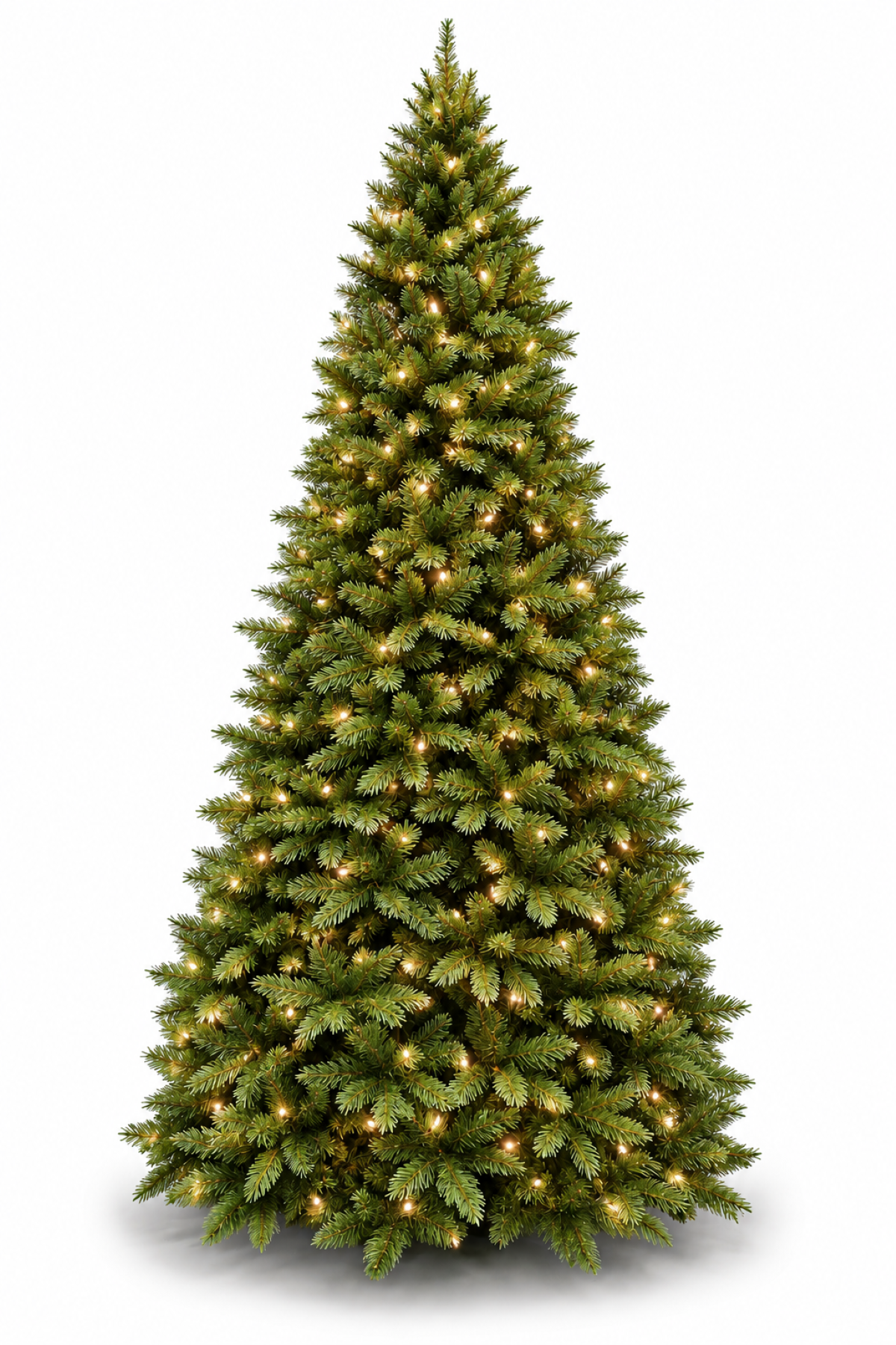 12ft Slim Vienna Spruce Christmas Tree Pre Lit Hinged 3.66m with 1380 LED’s