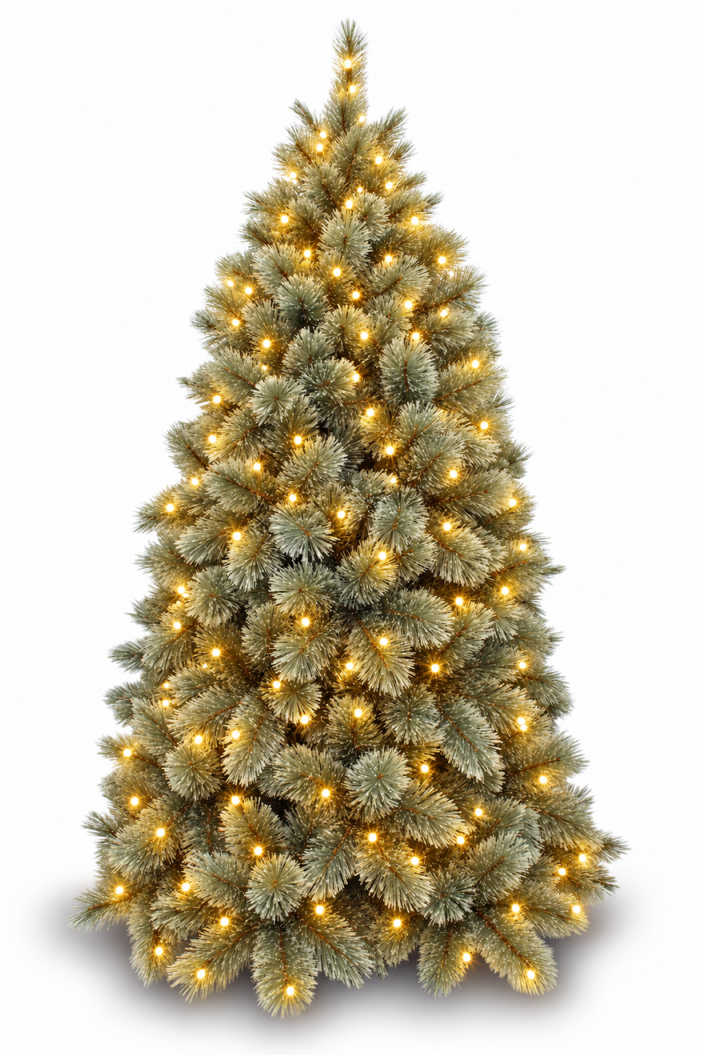 6ft Mountain Cashmere Hinged 1.83m Prelit with 460 LED's