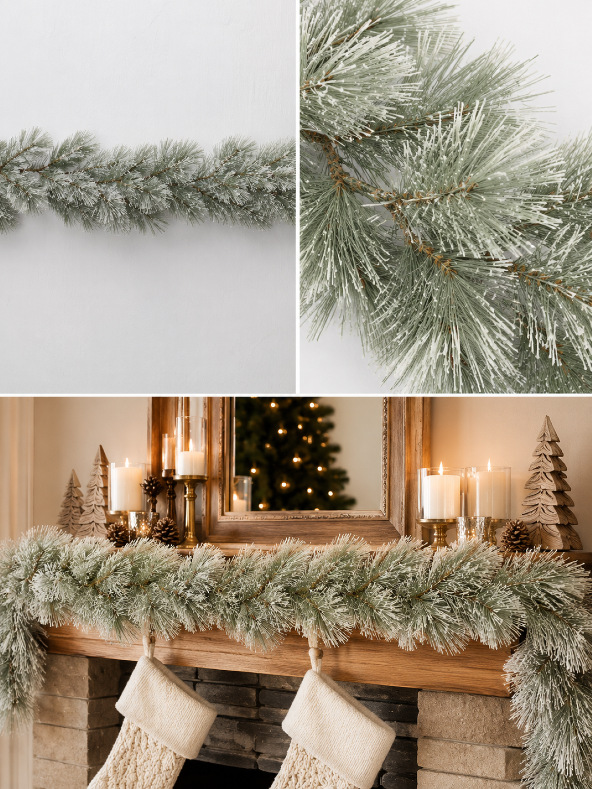9ft Mountain Cashmere Christmas Garland 2.74m