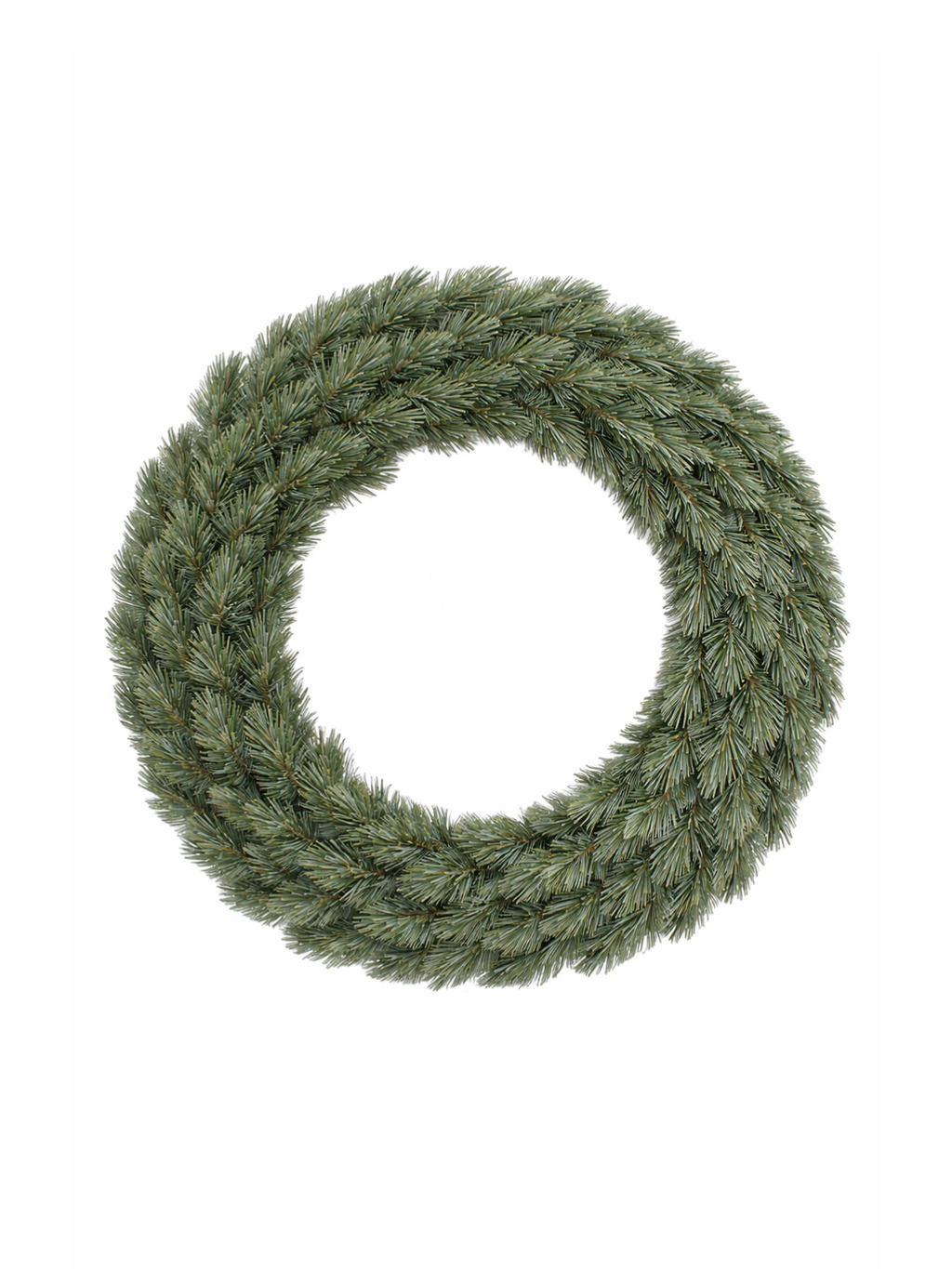 36 英寸 Pitch Pine 花环 新生长蓝色 91 厘米