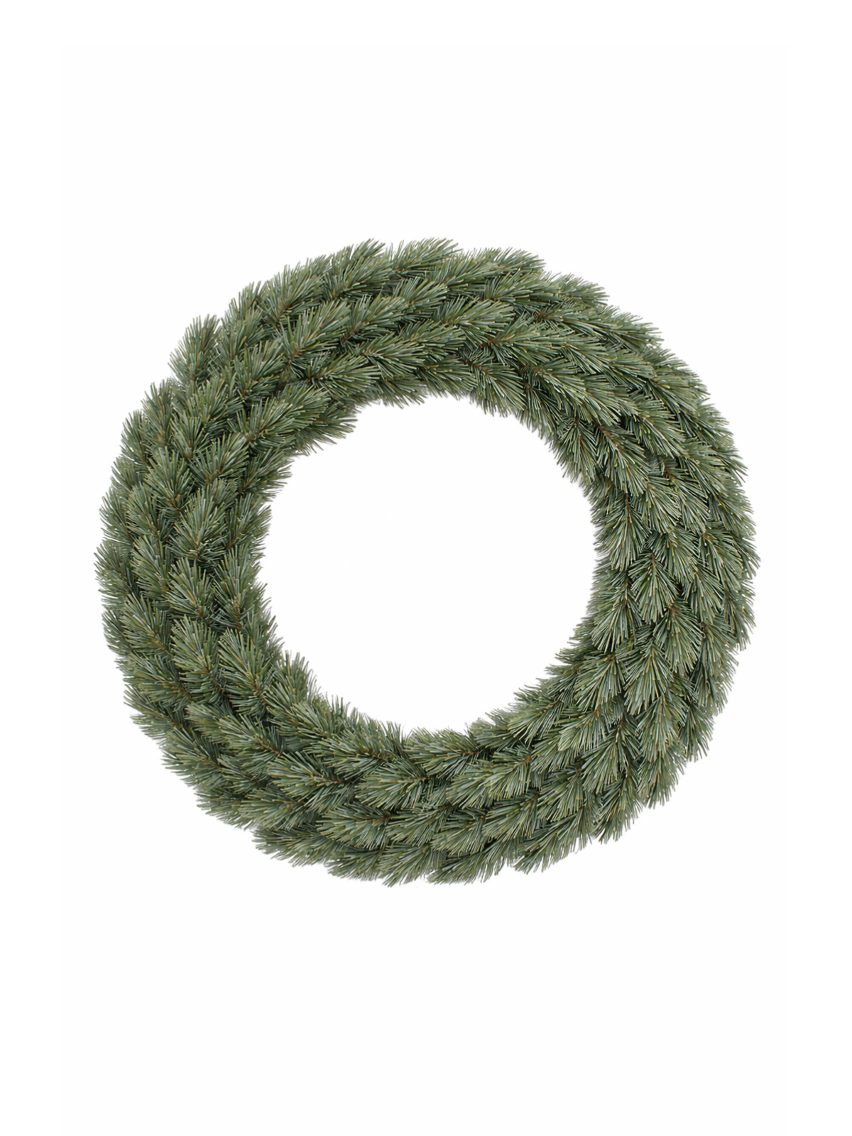 36 英寸 Pitch Pine 花环 新生长蓝色 91 厘米