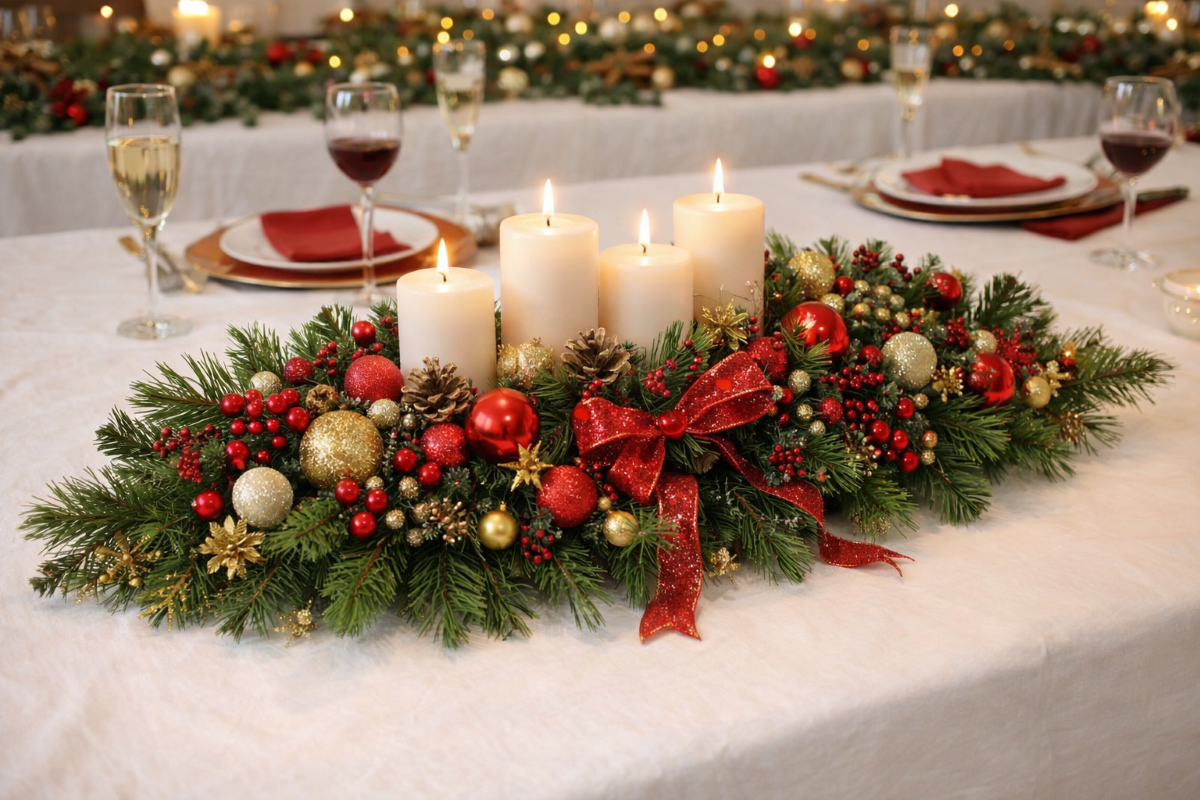 Ponderosa Table Centrepiece 1 metre