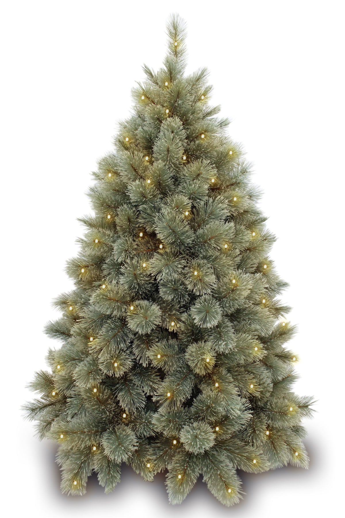 5ft Mountain Cashmere Hinged 1.52m with 300 Warm White LED's - Artificial Xmas Tree