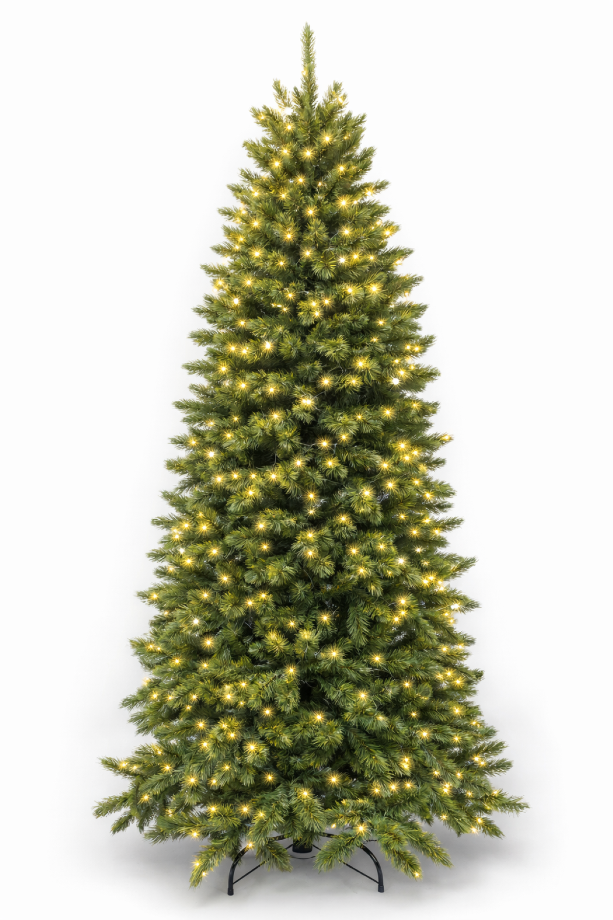 7ft Slim Regal Spruce Christmas Tree 2.13m with 520 LED's