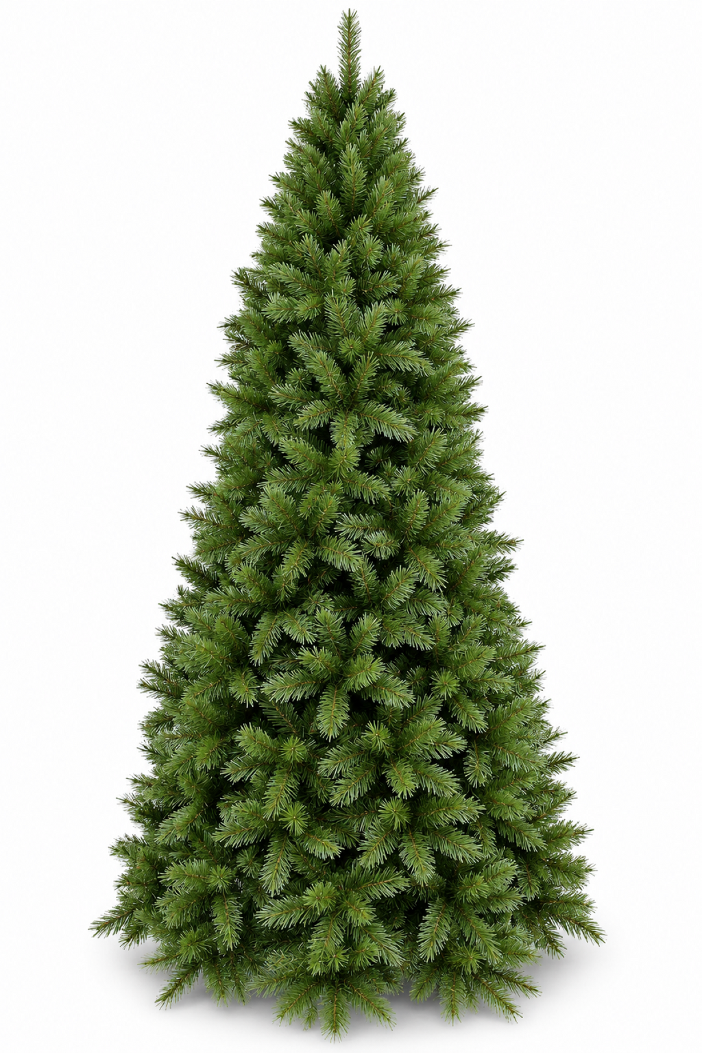 8ft Slim Vienna Spruce Christmas Tree Hinged 2.44m with 720 LED's
