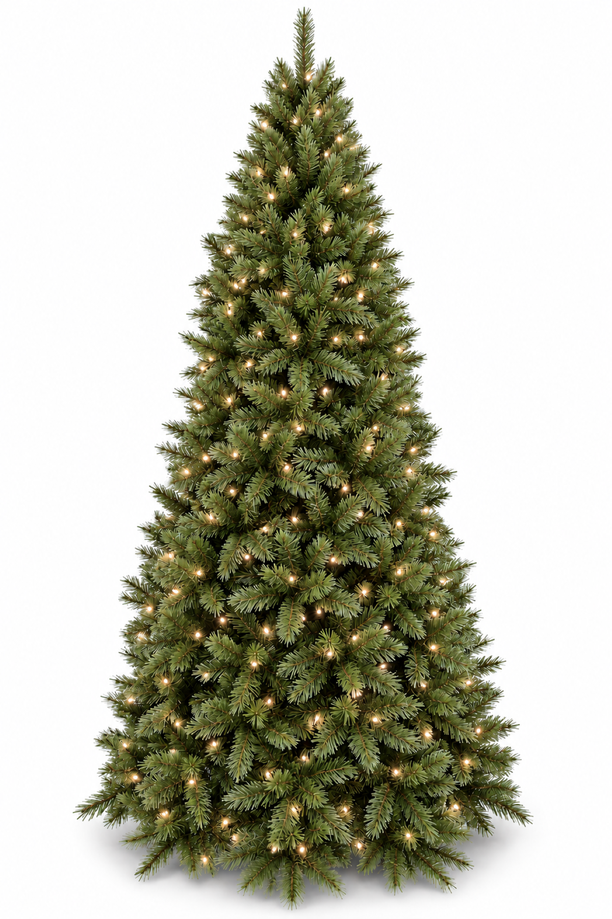 9ft Slim Vienna Spruce Christmas Tree Pre Lit Hinged 2.74m with 780 LED's