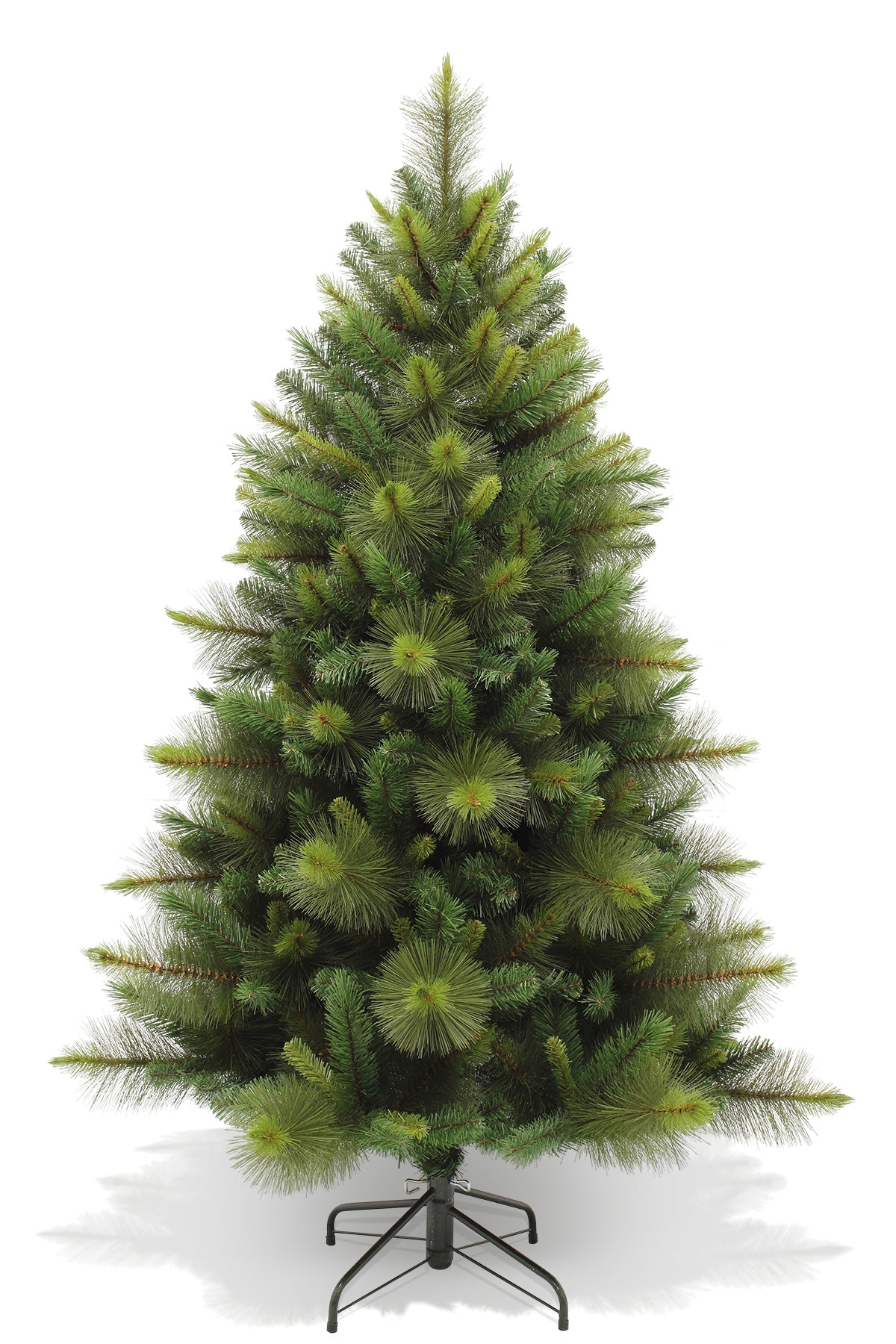 7.5ft Slim Ponderosa Pine Christmas Tree 2.28m Hinged - Artificial Xmas Tree