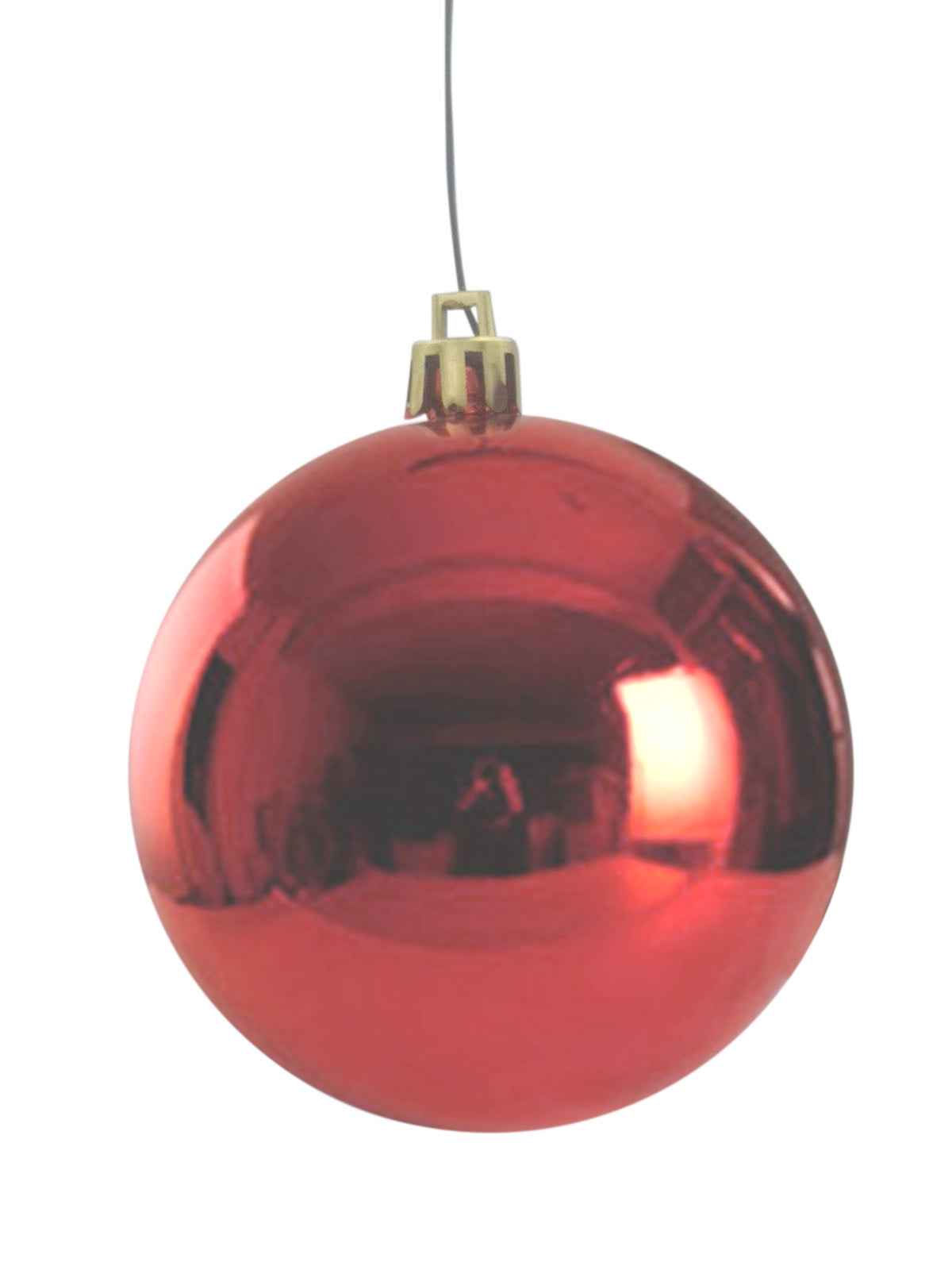 Christmas Ball 70mm Glossy Red