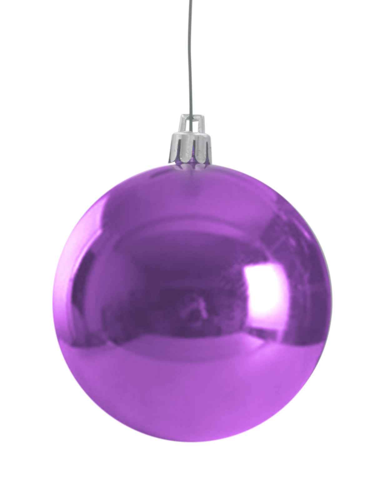 Christmas Ball 50mm Glossy Purple