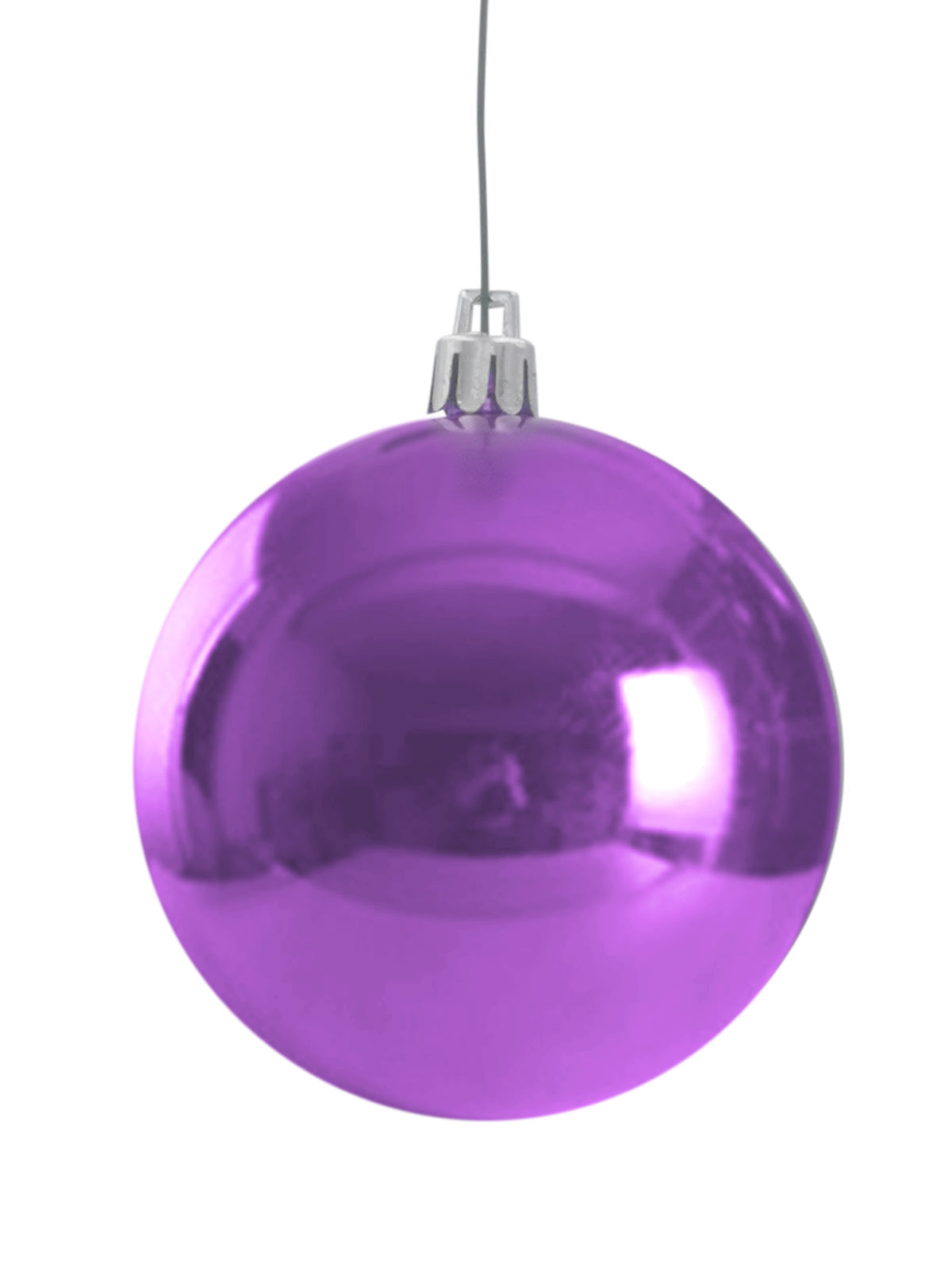 Christmas Ball 70mm Glossy Purple - Artificial Xmas Tree