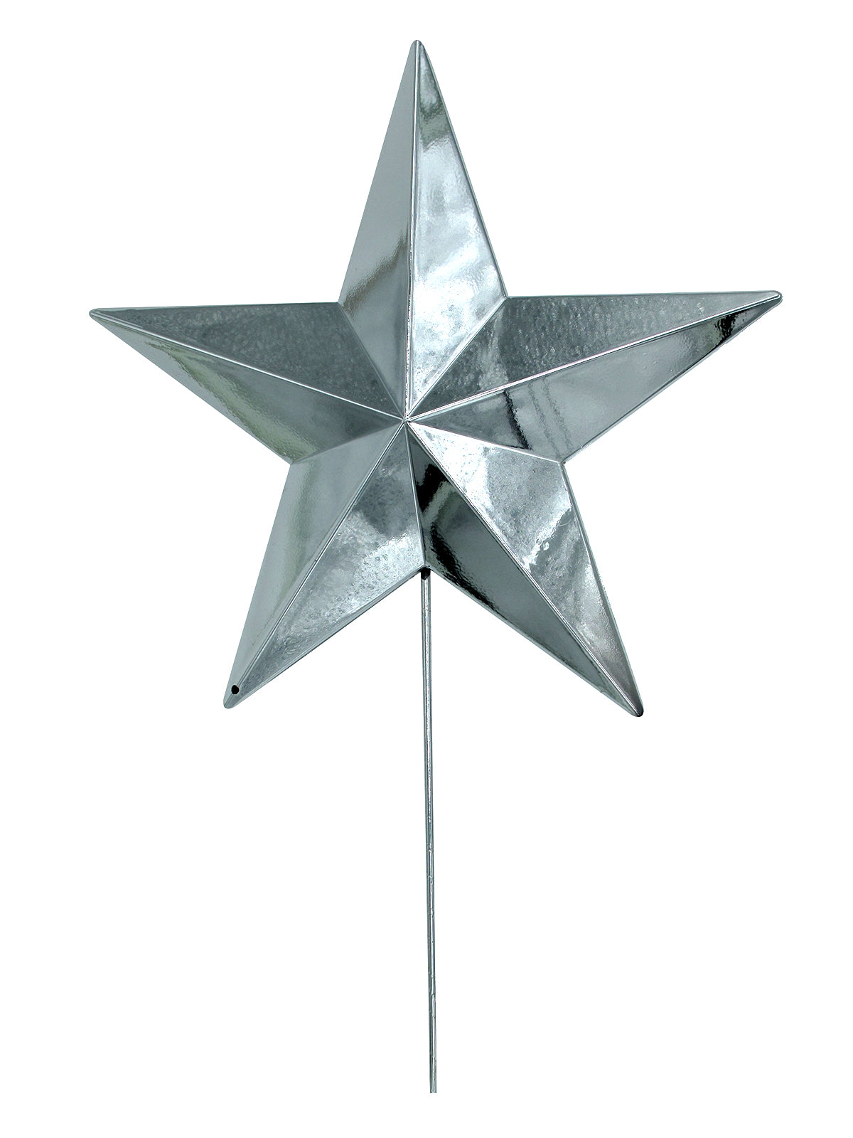 Star Christmas Tree Topper 30cm Silver - Artificial Xmas Tree