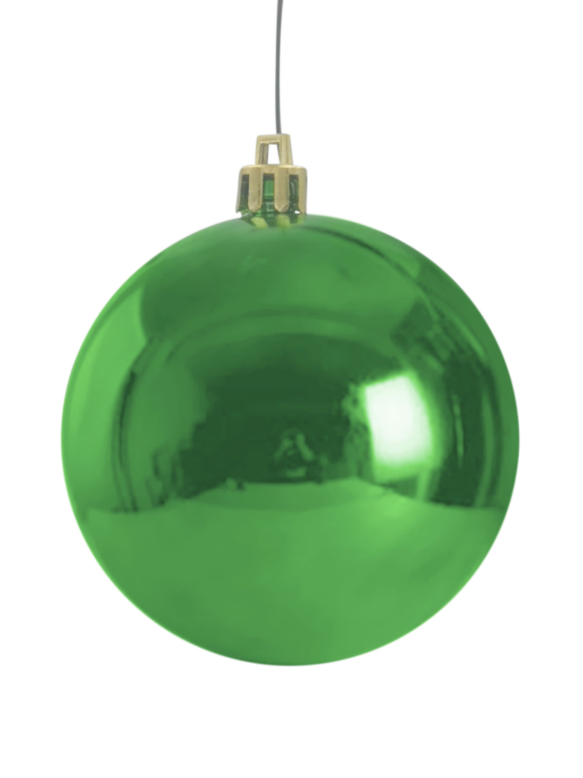 Christmas Ball 200mm Glossy Green - Artificial Xmas Tree