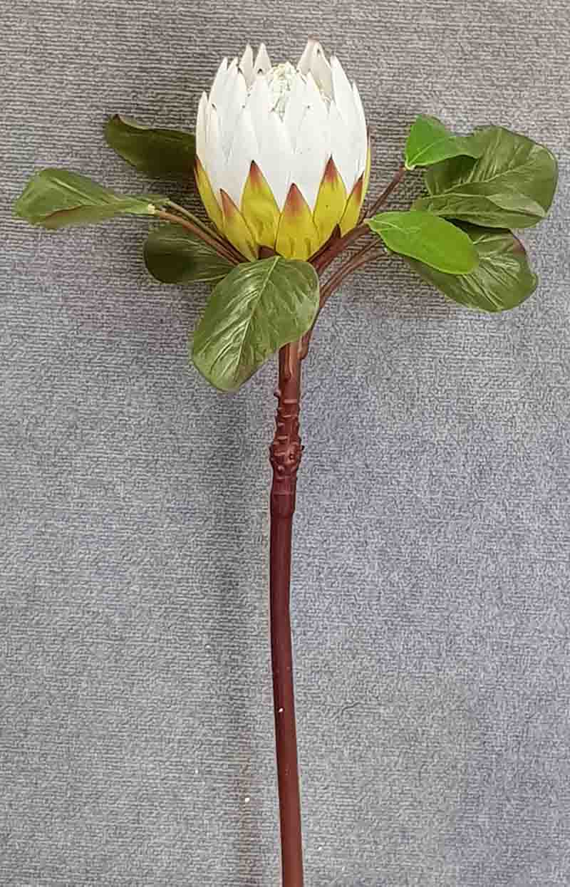 Giant Protea 81cm - White - Artificial Xmas Tree