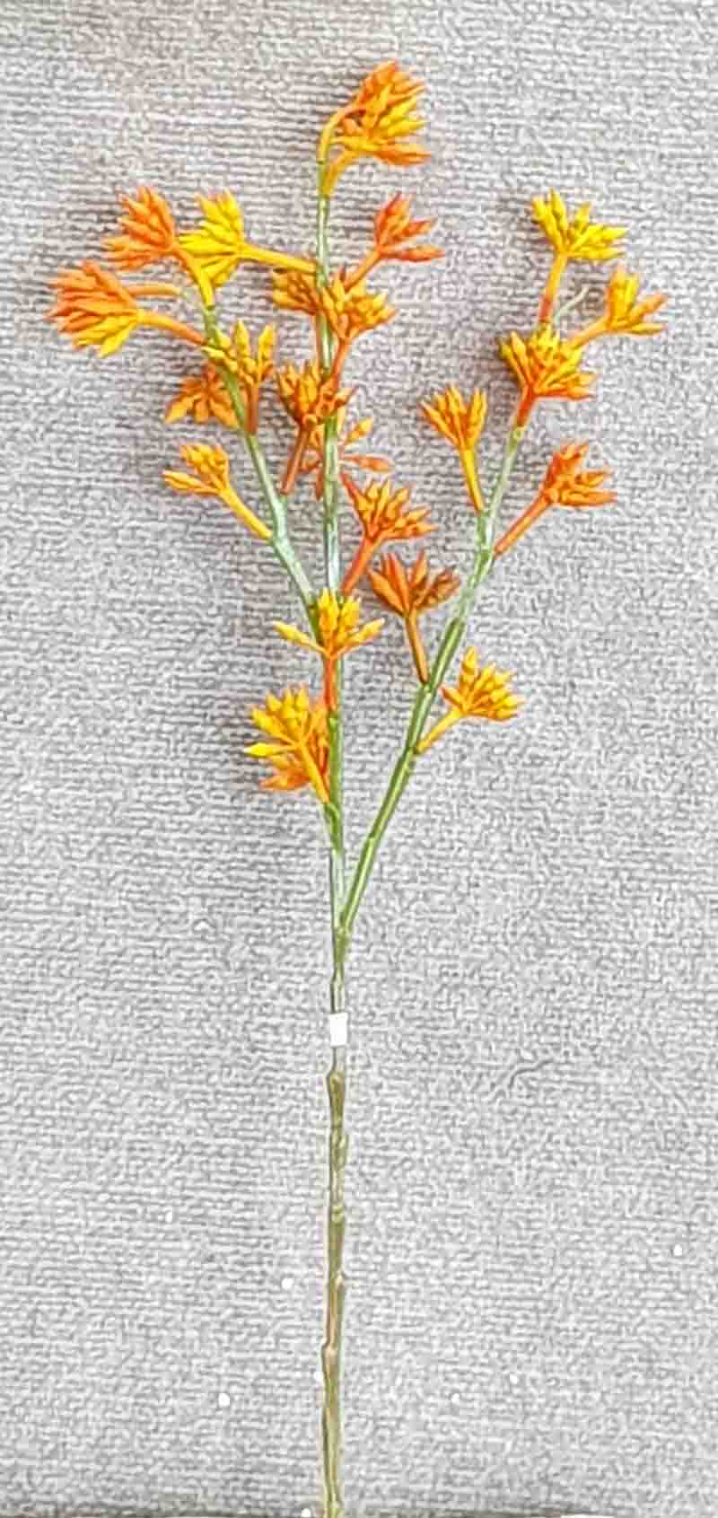 Kangaroo Paw x 3 - Orange - Artificial Xmas Tree