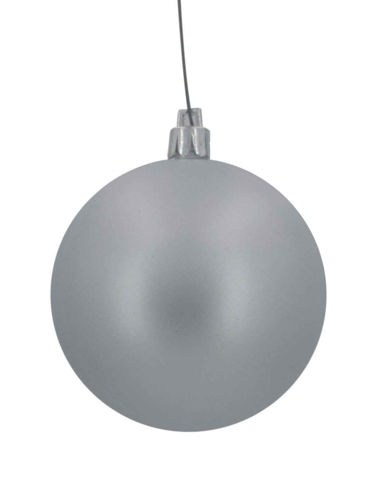 Christmas Ball 70mm Matt Silver