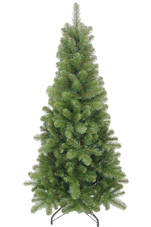 4.5ft Pencil Pine Christmas Tree Green 1.37m