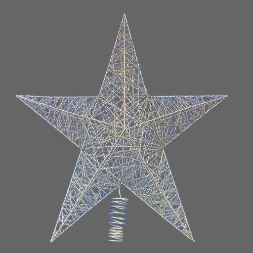 Star Tree Topper Silver 61cm