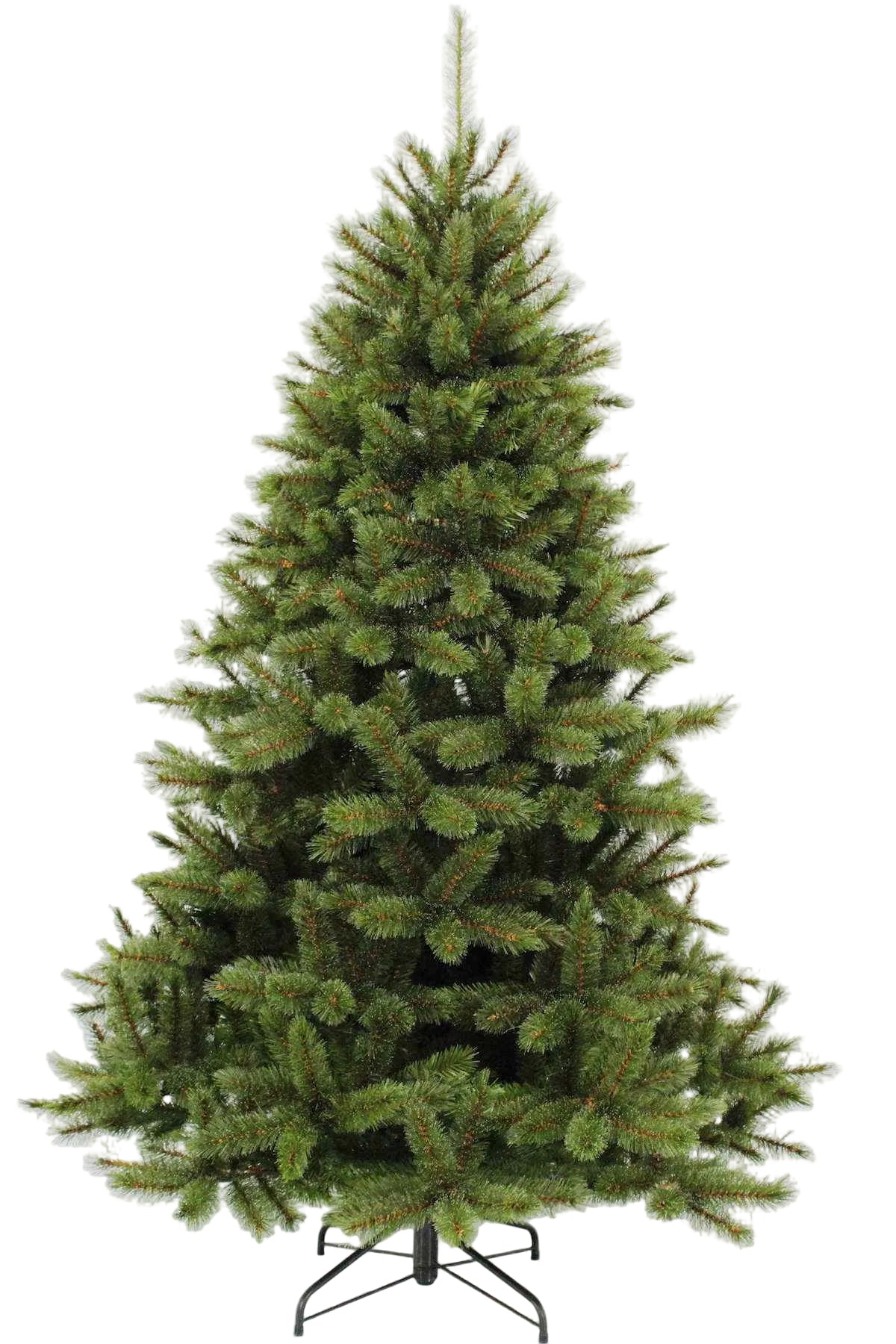 7ft Bristlecone Fir Christmas Tree Green Iced Tipped 2.13m