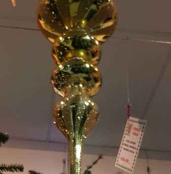Finial Decoration Double Crown Gold