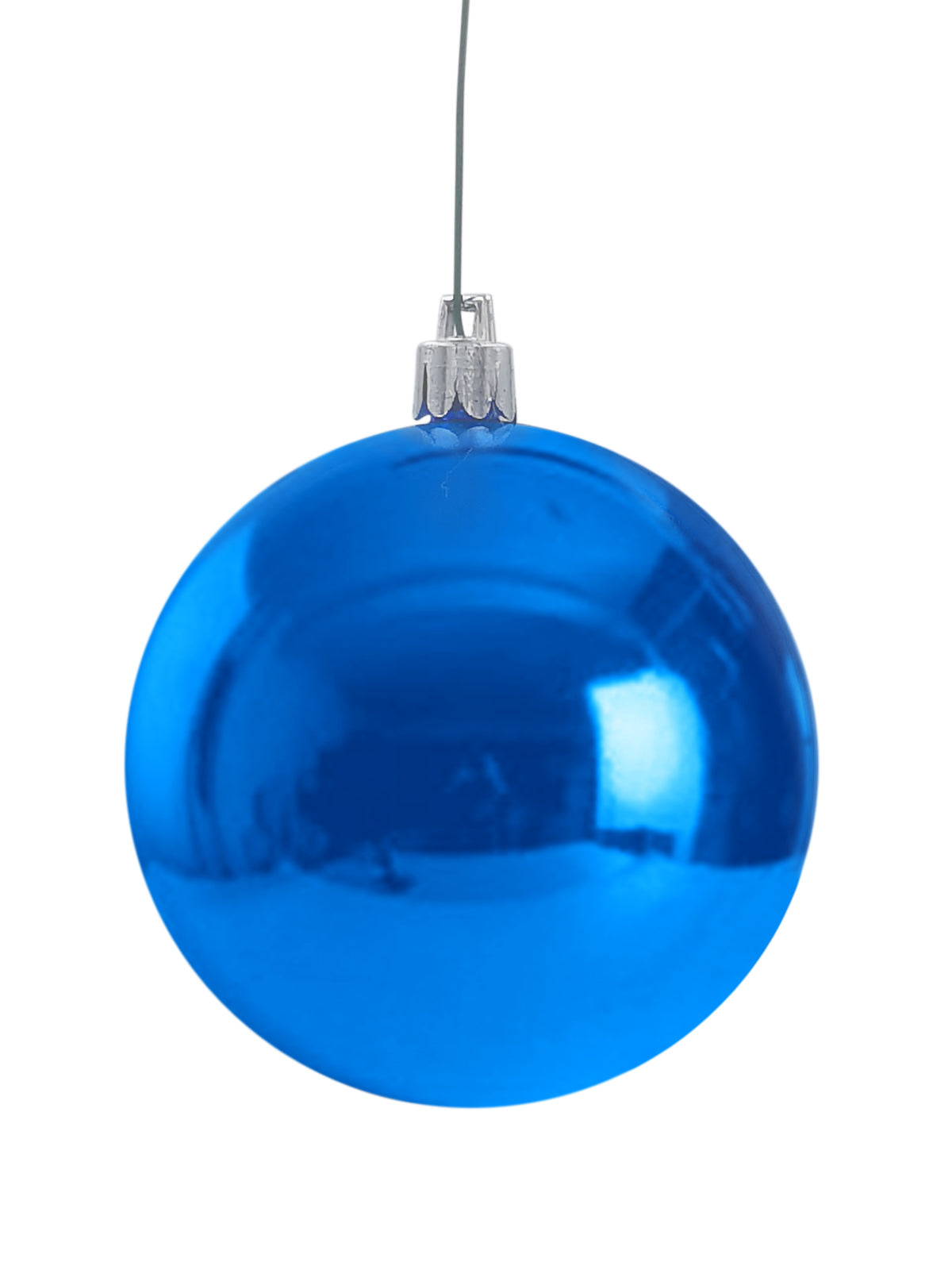 Christmas Ball 150mm Glossy Blue - Artificial Xmas Tree