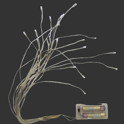Mini Battery Operated LED 20 Strings of  White