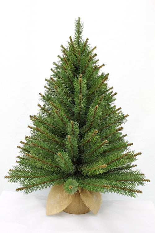 3ft Glendale Pine in Burlap base 91cm - Artificial Xmas Tree
