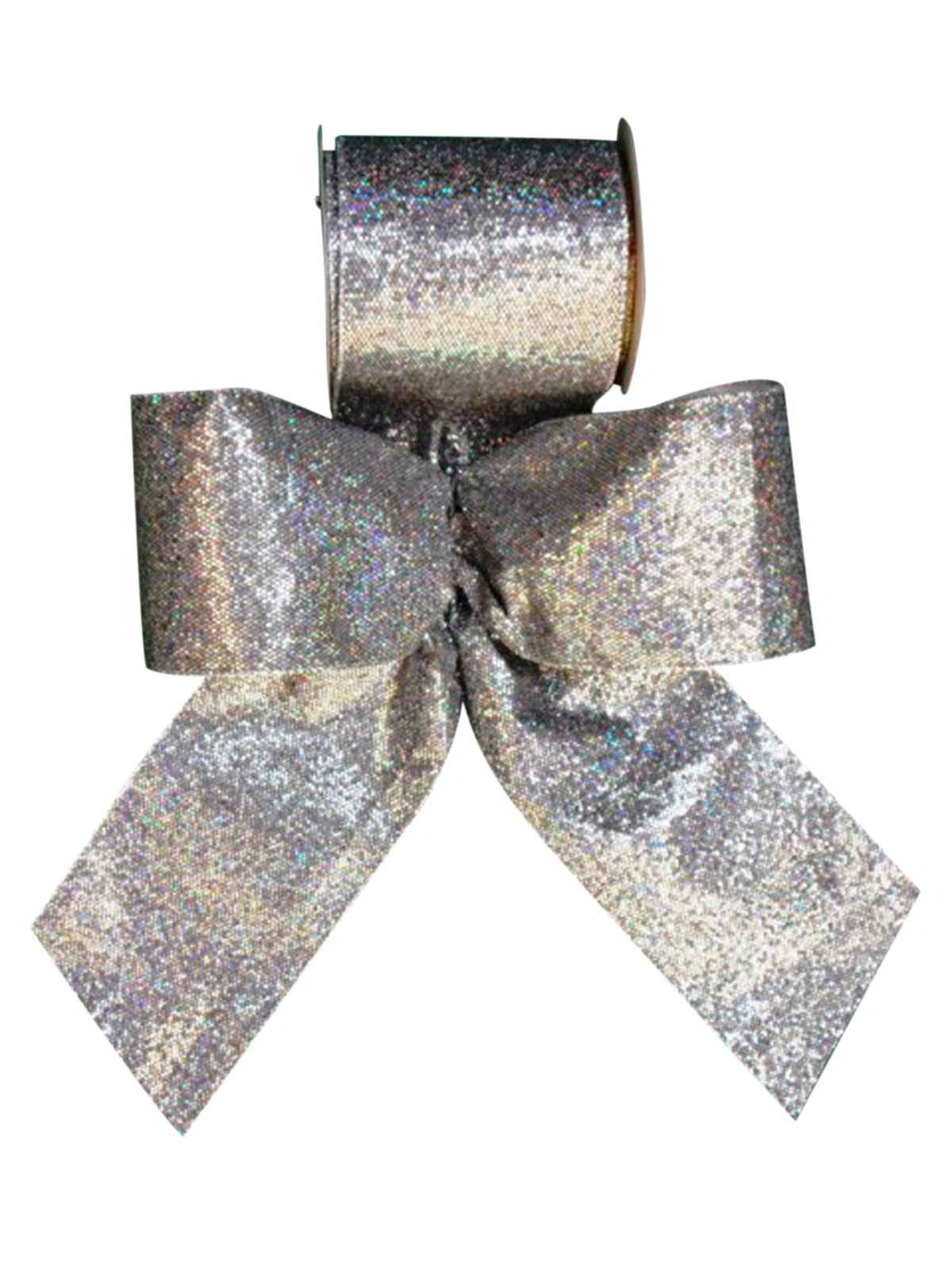Ribbon Silver Lame’ with Sparkles
