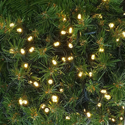 100 LED Christmas Connecting String Warm White (Soft Yellow) Indoor/Outdoor 25cm LED Spacing