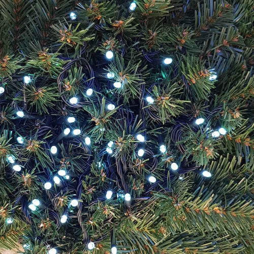100 LED Christmas Connecting String White Indoor/Outdoor