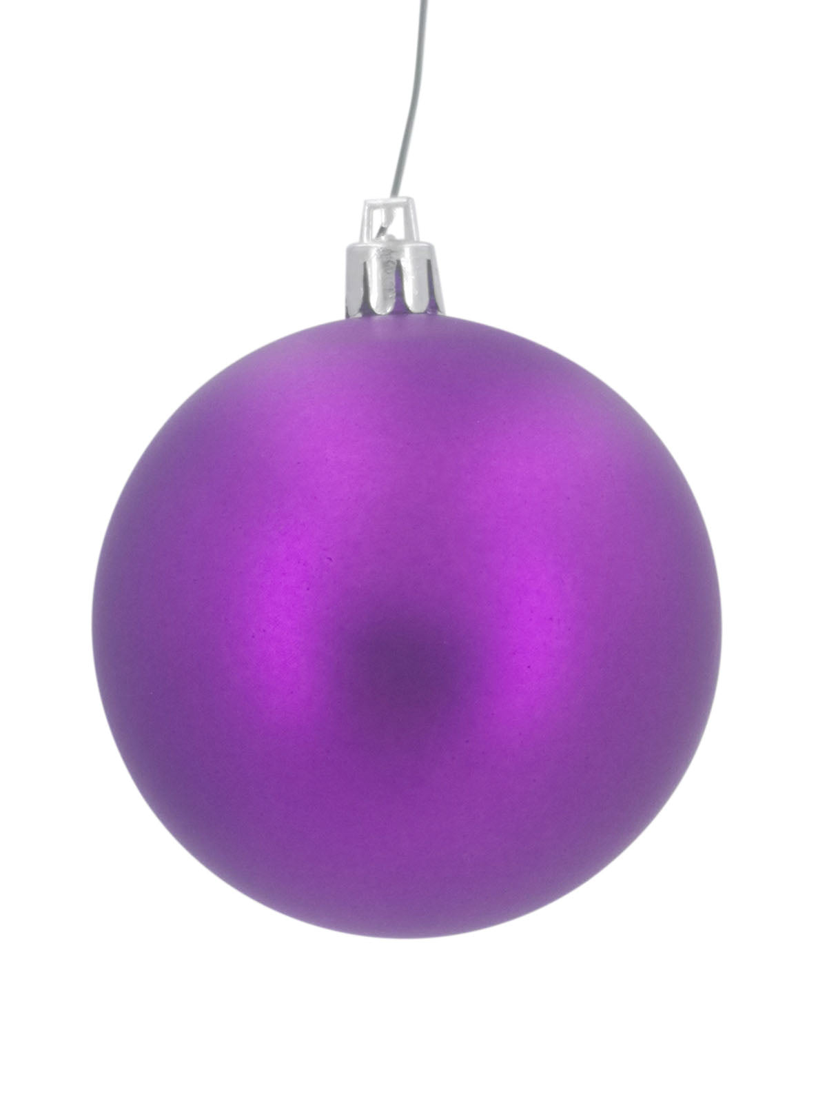Christmas Ball 70mm Matt Purple - Artificial Xmas Tree