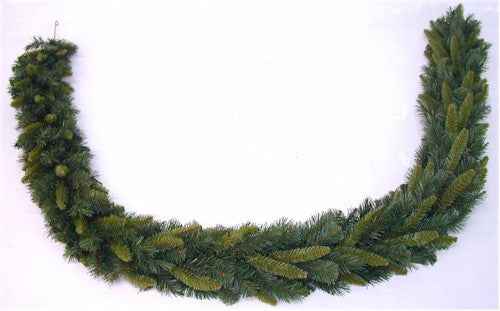 9ft Garland New Hampshire Two Tone Green 2.74m