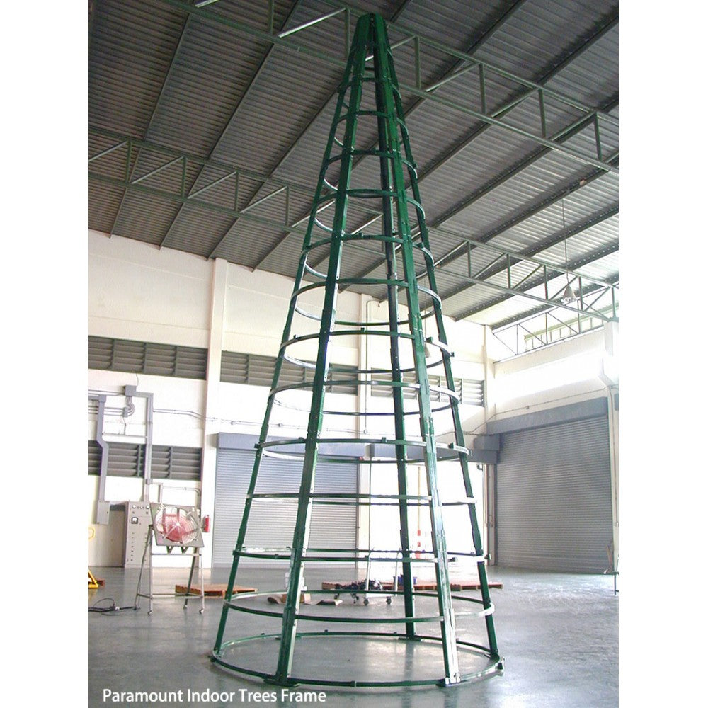 Paramount Spruce Christmas Tree Outdoor with Lights - Artificial Xmas Tree