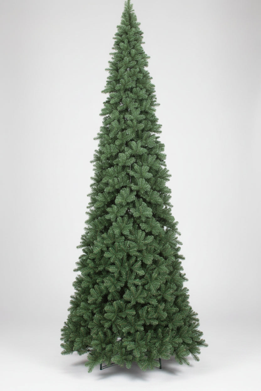 16.5ft Pencil Pine Christmas Tree Green 5.03m