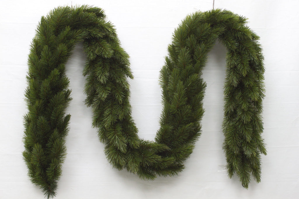 9ft Christmas Garland Pitch Pine Green 2.74m - Artificial Xmas Tree