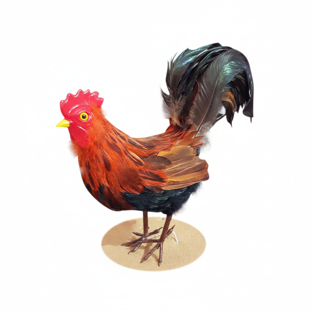 Farm Rooster  Brown - Artificial Xmas Tree