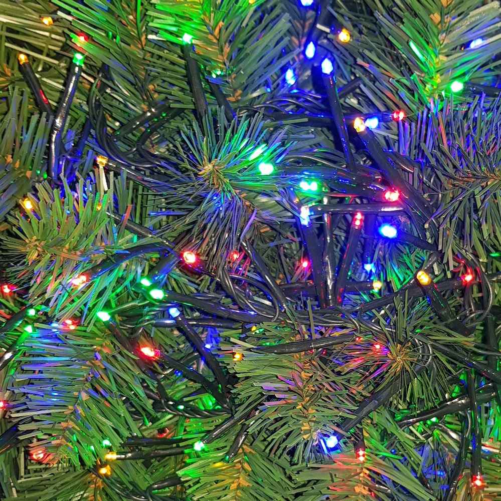 200 LED Garland Light String Multi STATIC + Transformer