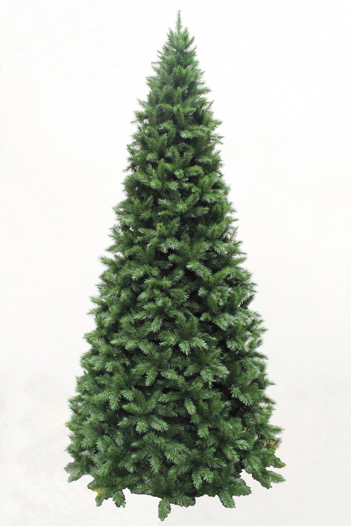10ft Slim Vienna Spruce Christmas Tree Hinged Green 3.06m - Artificial Xmas Tree