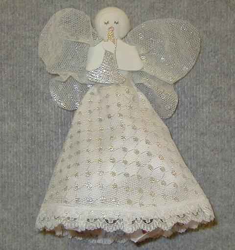Angel Tree Topper Silver