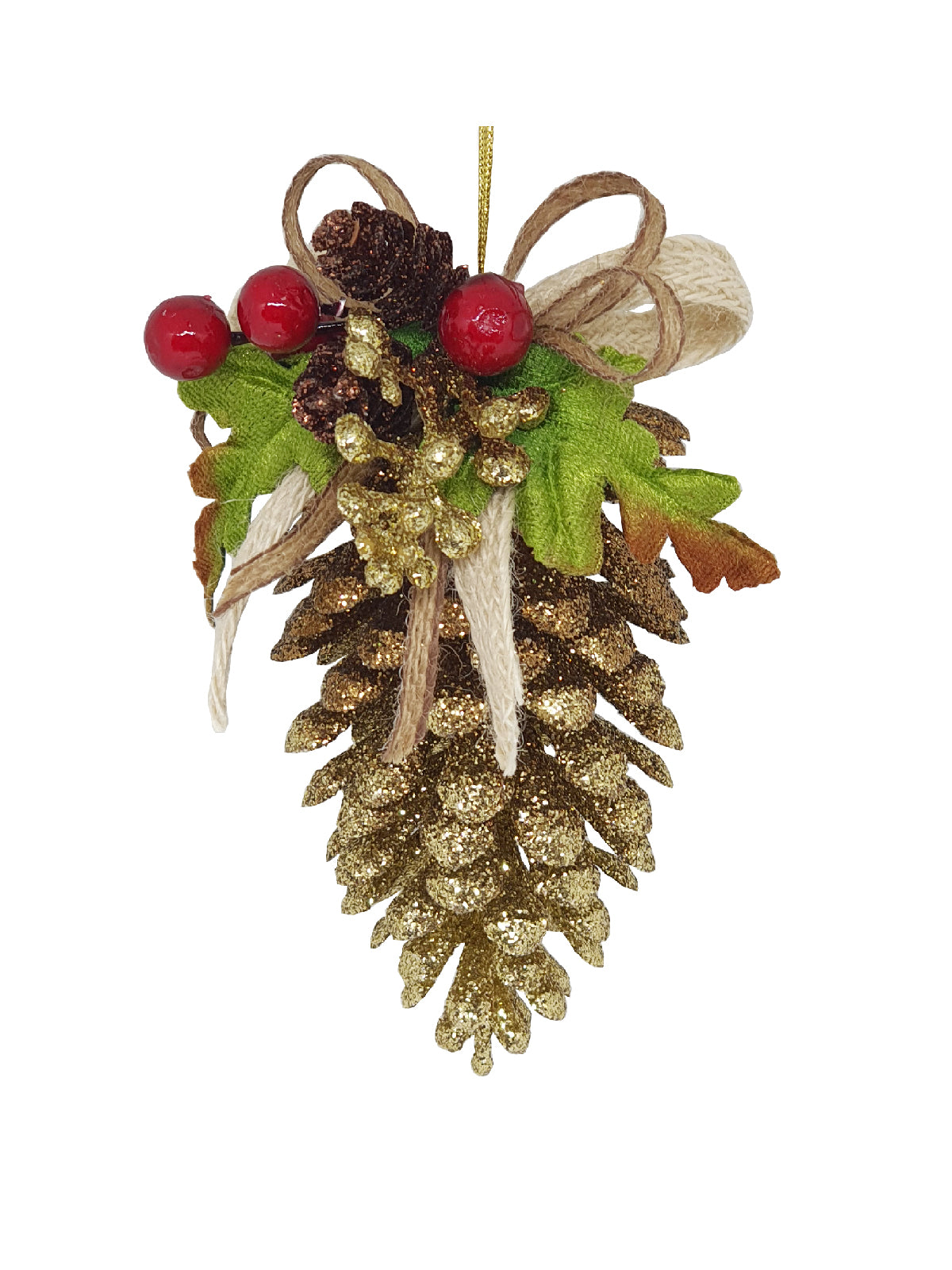 Pine Cone Christmas Decoration - Artificial Xmas Tree