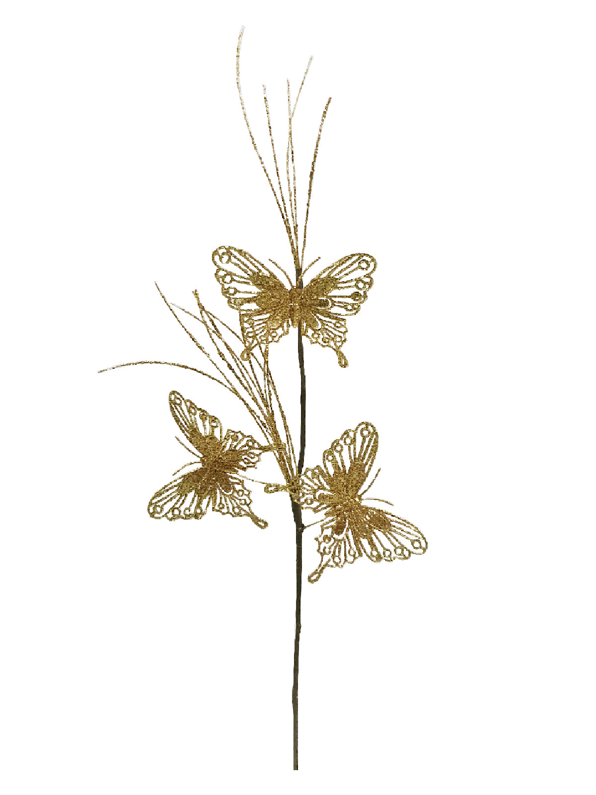 Butterfly Spray Christmas Decoration - Artificial Xmas Tree